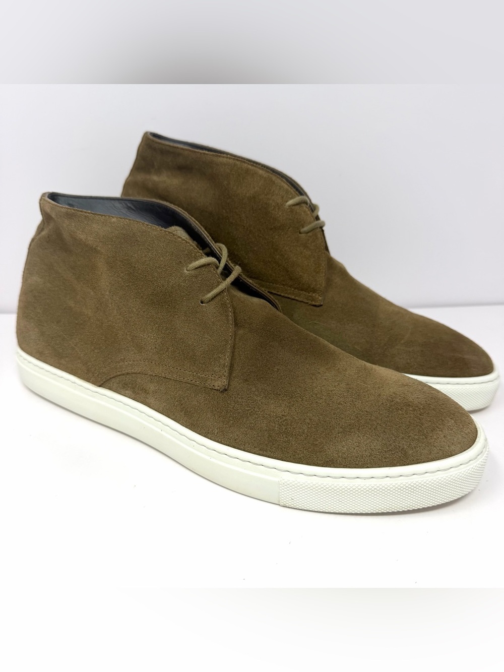 To Boot New York Men’s Grid Chukka Boots Sneakers Sz 11.5 Tan Suede Shoes GUC